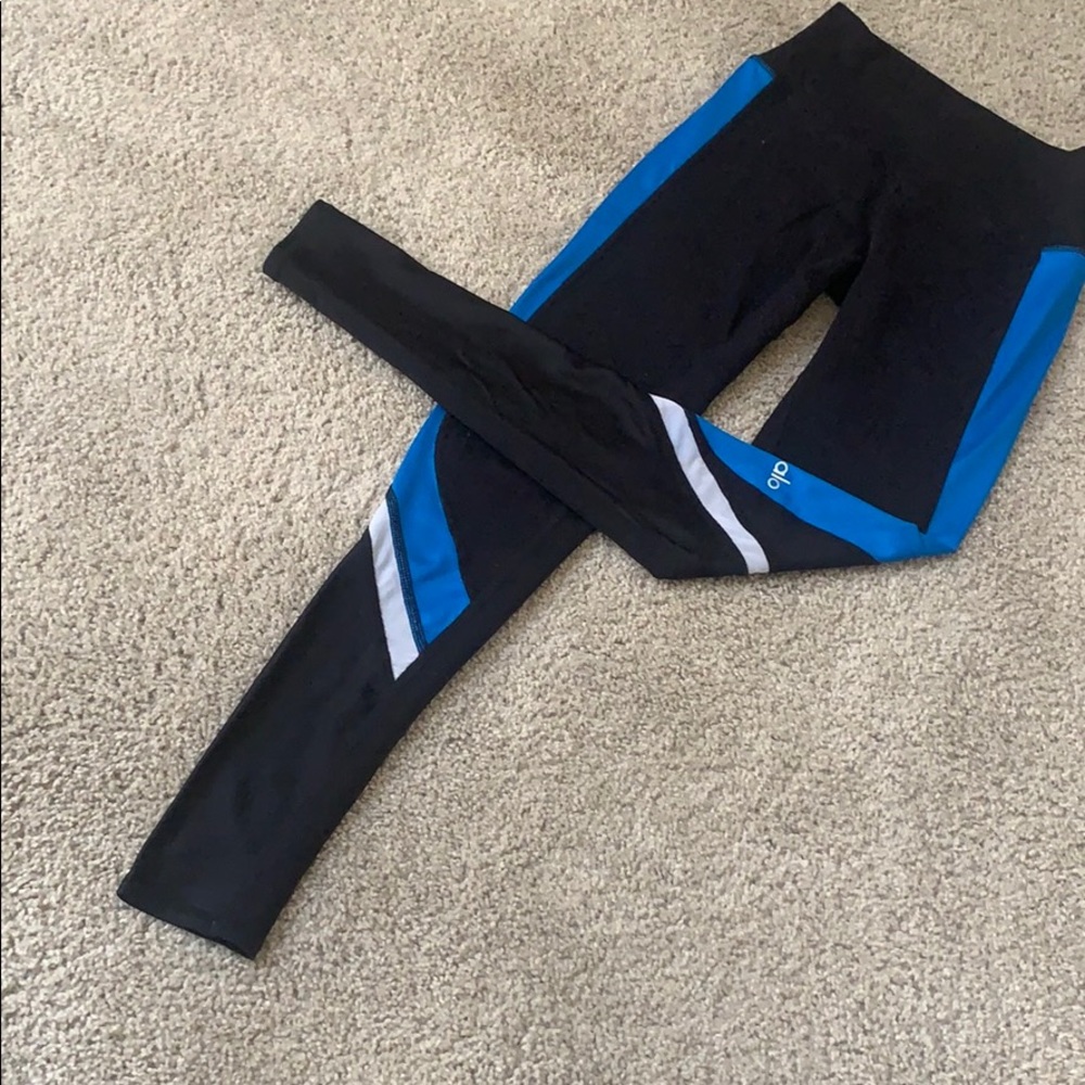 Alo side stripe legging size XS